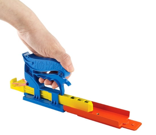 Imagine  Hot Wheels set lansator portabil albastru și mașinuță