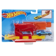 Imagine HOT WHEELS SET LANSATOR PORTABIL ROSU SI MASINUTA