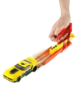 Imagine HOT WHEELS SET LANSATOR PORTABIL ROSU SI MASINUTA