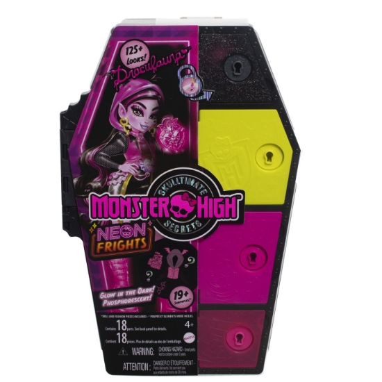 Imagine MONSTER HIGH NEON FRIGHTS PAPUSA DRACULAURA