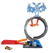 Imagine Hot Wheels City pista inamicilor bucla liliacului