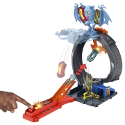 Imagine Hot Wheels City pista inamicilor bucla liliacului