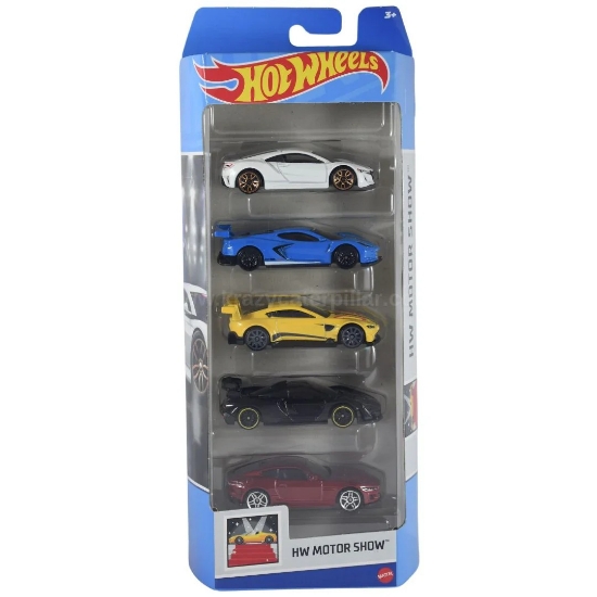 Imagine Set 5 mașini Hot Wheels HW Motor Show