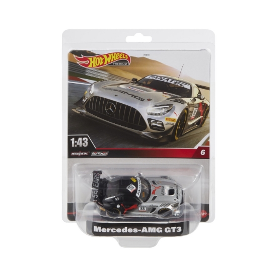 Imagine HOT WHEELS PREMIUM REAL RIDERS MASINUTA METALICA MERCEDES AMG GT3 SCARA 1:43