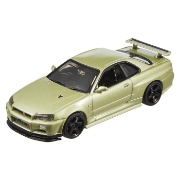Imagine HOT WHEELS PREMIUM REAL RIDERS MASINUTA METALICA NISSAN SKYLINE GT-R SCARA 1:43