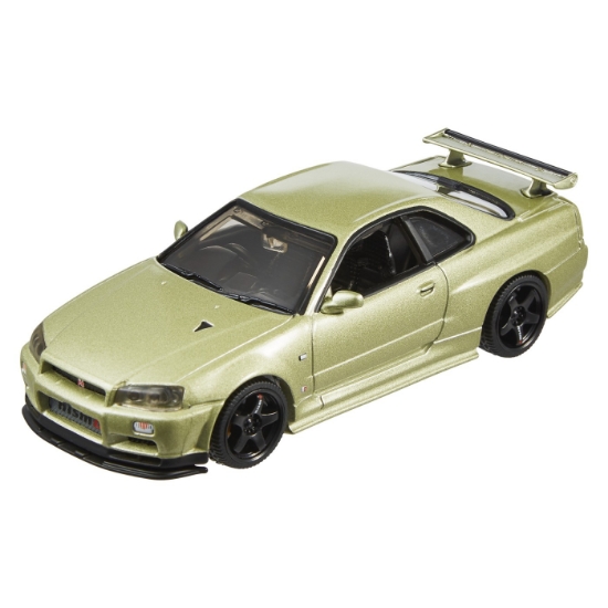 Imagine Hot Wheels Premium Real Riders mașinuță metalică Nissan Skyline GT-R scară 1:43