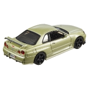 Imagine HOT WHEELS PREMIUM REAL RIDERS MASINUTA METALICA NISSAN SKYLINE GT-R SCARA 1:43