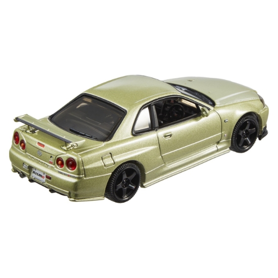 Imagine Hot Wheels Premium Real Riders mașinuță metalică Nissan Skyline GT-R scară 1:43