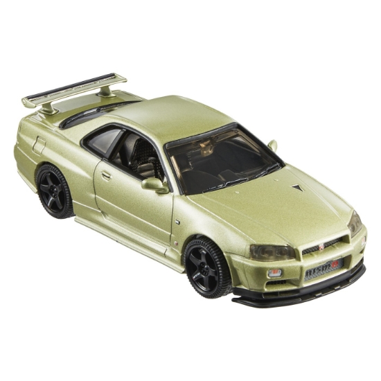 Imagine Hot Wheels Premium Real Riders mașinuță metalică Nissan Skyline GT-R scară 1:43