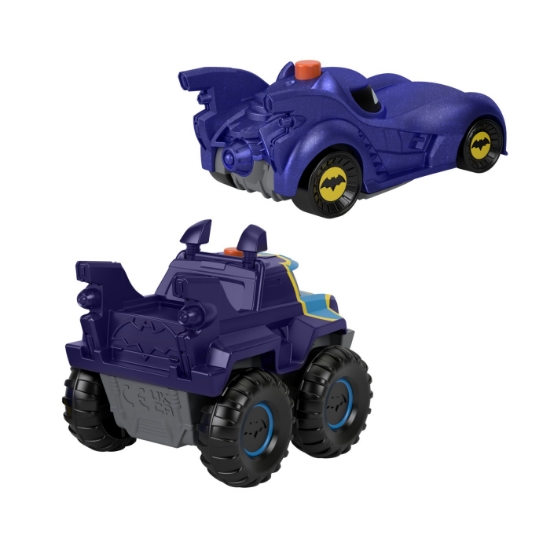 Imagine Fisher Price Batwheels set 2 mașinuțe cu lumini scara 1:55