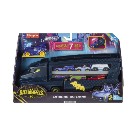 Imagine FISHER PRICE BATWHEELS CAMIONUL BAT BIG RIG