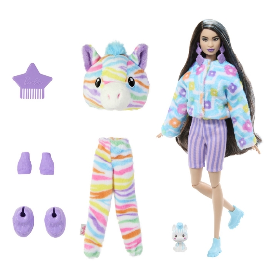Imagine BARBIE PAPUSA BARBIE CUTIE REVEAL ZEBRA