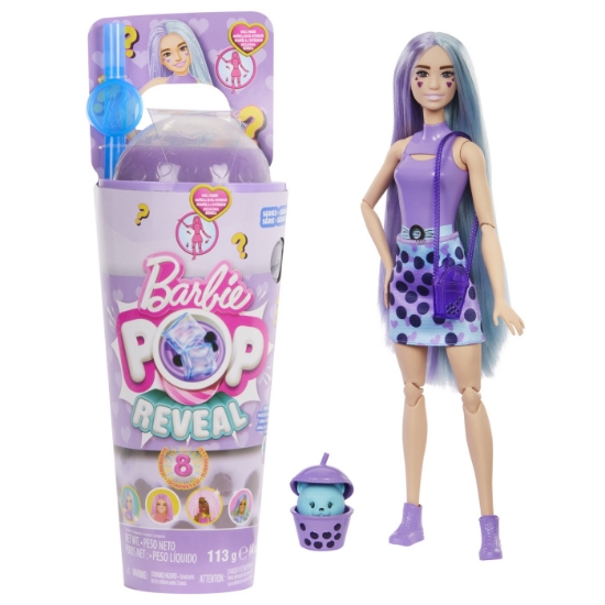 Imagine BARBIE POP REVEAL BUBBLE TEA PAPUSA BARBIE TARO MILK