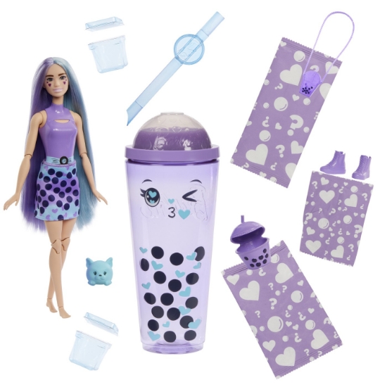 Imagine BARBIE POP REVEAL BUBBLE TEA PAPUSA BARBIE TARO MILK