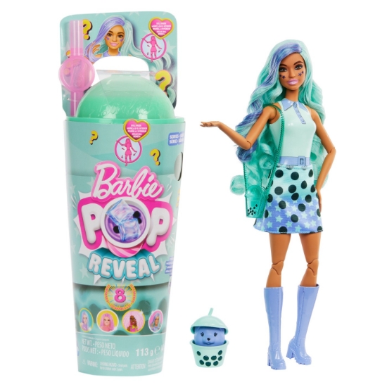 Imagine BARBIE POP REVEAL BUBBLE TEA PAPUSA BARBIE GREEN TEA
