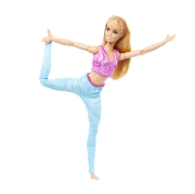 Imagine PAPUSA BARBIE MADE TO MOVE BLONDA CU TOP ROZ