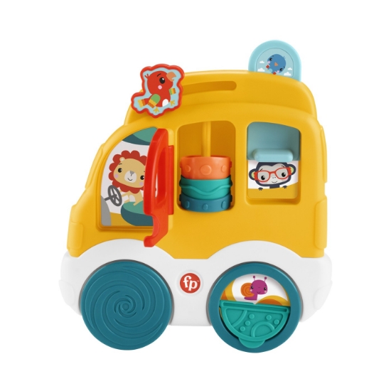 Imagine Fisher Price Animal Friends – Centru de activități Mașinuță