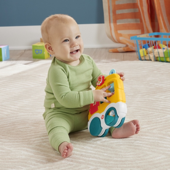 Imagine Fisher Price Animal Friends – Centru de activități Mașinuță