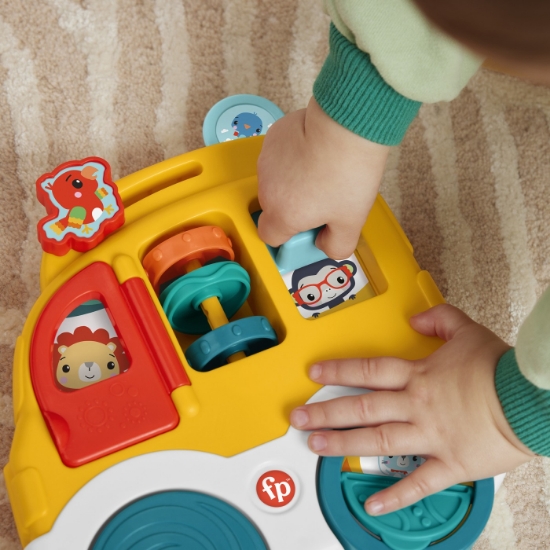 Imagine Fisher Price Animal Friends – Centru de activități Mașinuță
