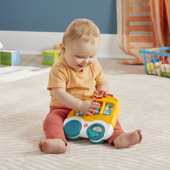 Imagine Fisher Price Animal Friends – Centru de activități Mașinuță