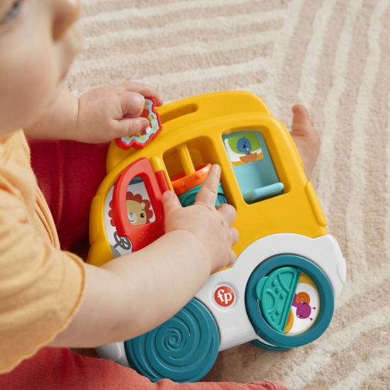 Imagine Fisher Price Animal Friends – Centru de activități Mașinuță