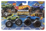 Imagine  Hot Wheels Monster Truck set 2 mașini Rodger Dodger și Poison Pinta scara 1 la 64