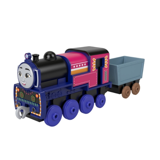 Imagine Thomas locomotiva cu vagon Push Along Ashima