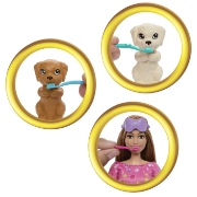 Imagine BARBIE PAPUSA BARBIE FAMILY SET PETRECERE CU 2 CATELUSI COLOR CHANGE