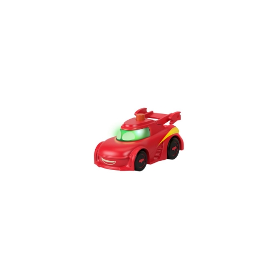 Imagine Fisher Price Batwheels set 2 mașinuțe cu lumini Redbird și Batwing scara 1:55
