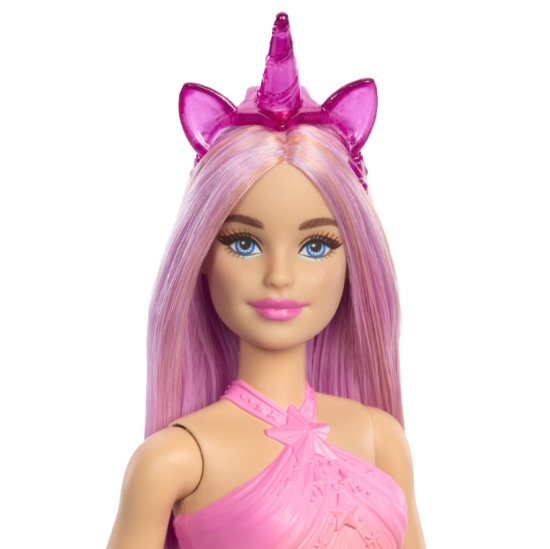 Imagine BARBIE PAPUSA BARBIE CU ACCESORII MAGICE DE UNICORN