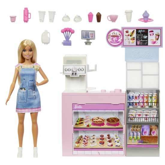 Imagine BARBIE PAPUSA BARBIE YOU CAN BE SET CAFENEA 