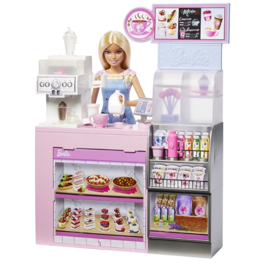 Imagine BARBIE PAPUSA BARBIE YOU CAN BE SET CAFENEA 