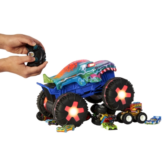 Imagine Hot Wheels Monster Truck Mega Wrex Alive RC scara 1:15