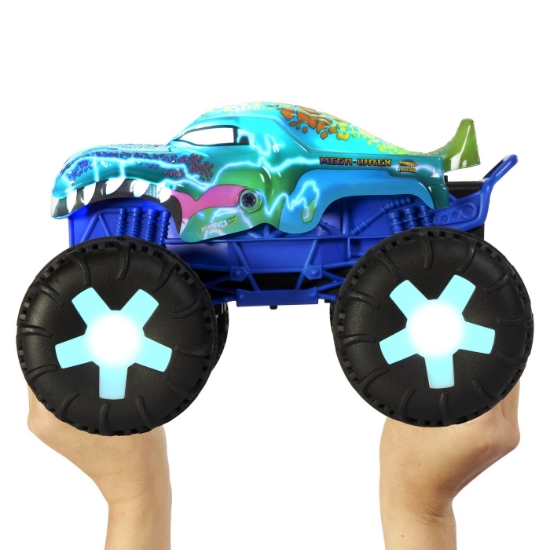 Imagine Hot Wheels Monster Truck Mega Wrex Alive RC scara 1:15
