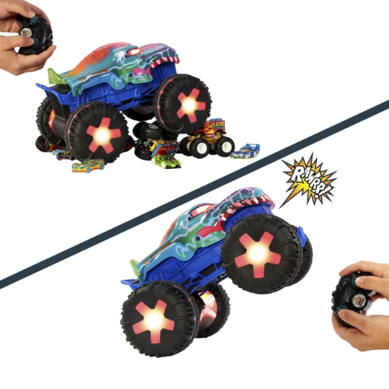Imagine Hot Wheels Monster Truck Mega Wrex Alive RC scara 1:15