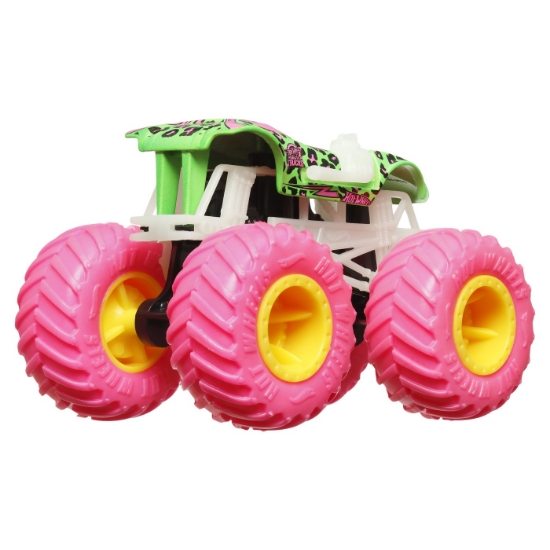 Imagine Hot Wheels Monster Truck Glow in the Dark mașinuță Twin Mill scara 1:64