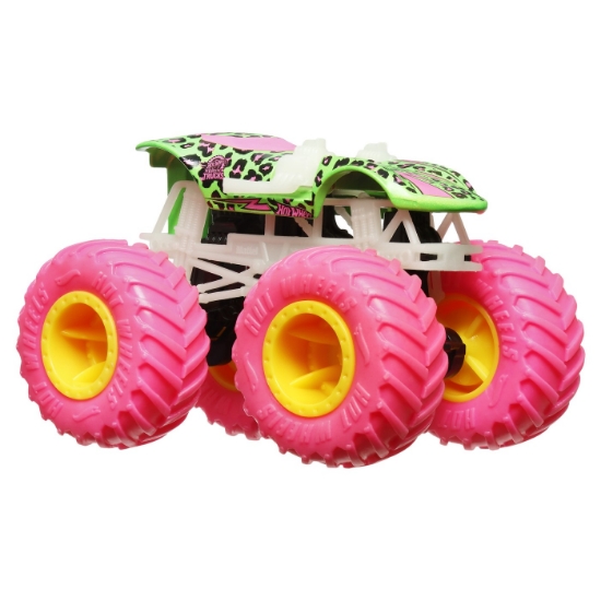 Imagine Hot Wheels Monster Truck Glow in the Dark mașinuță Twin Mill scara 1:64