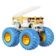 Imagine HOT WHEELS MONSTER TRUCK GLOW IN THE DARK MASINUTA 5 ALARM SCARA 1:64
