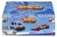 Imagine Hot Wheels set 2 mașinuțe metalice Pull Back Mighty K și Twin Mill 1:43