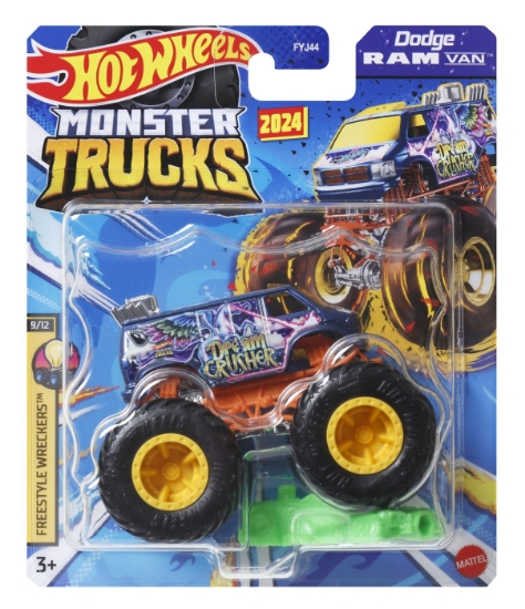 Imagine HOT WHEELS MONSTER TRUCK MASINUTA DODGE RAM VAN SCARA 1:64