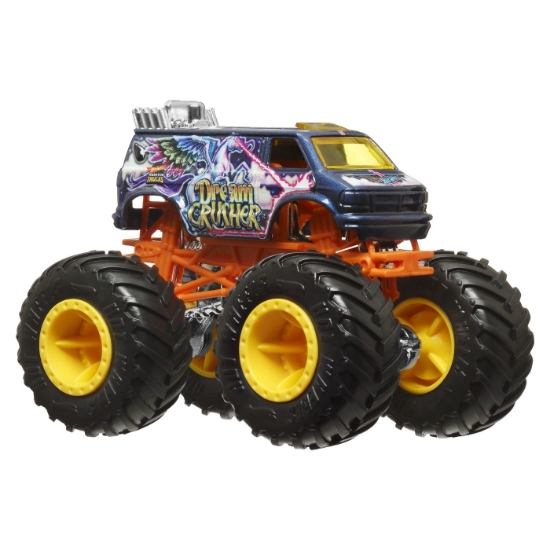 Imagine Hot Wheels Monster Truck mașinuța Dodge Ram Van scara 1:64