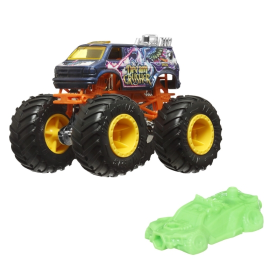 Imagine Hot Wheels Monster Truck mașinuța Dodge Ram Van scara 1:64