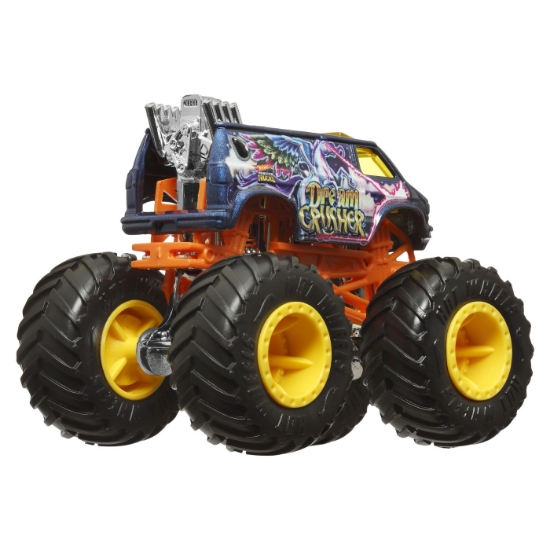 Imagine Hot Wheels Monster Truck mașinuța Dodge Ram Van scara 1:64