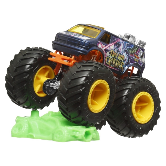 Imagine Hot Wheels Monster Truck mașinuța Dodge Ram Van scara 1:64