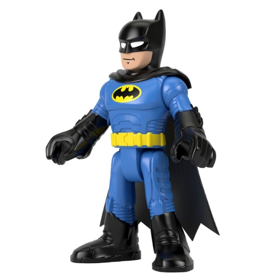 Imagine FISHER PRICE IMAGINEXT DC SUPER FRIENDS FIGURINA BATMAN XL CU COSTUM ALBASTRU