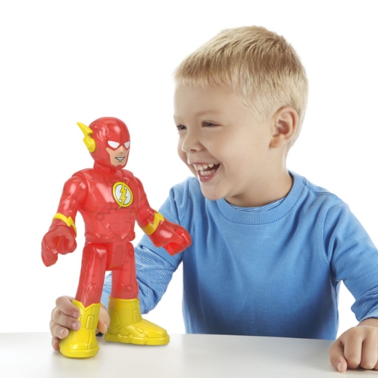 Imagine FISHER PRICE IMAGINEXT DC SUPER FRIENDS FIGURINA FLASH XL