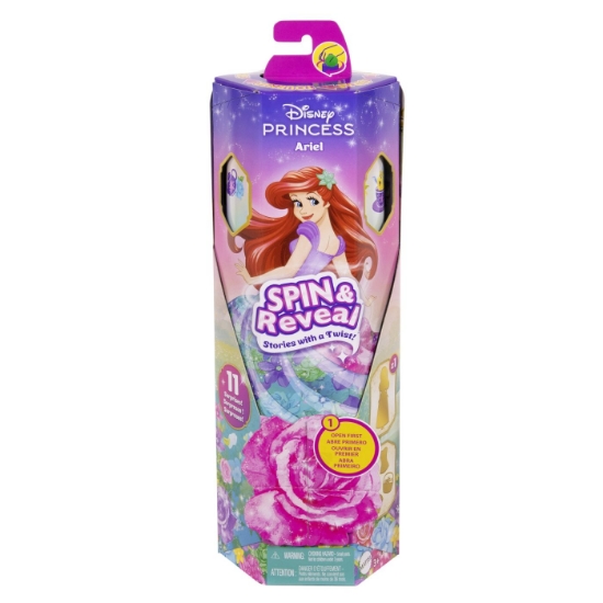 Imagine  DISNEY PRINCESS SPIN AND REVEAL PAPUSA ARIEL