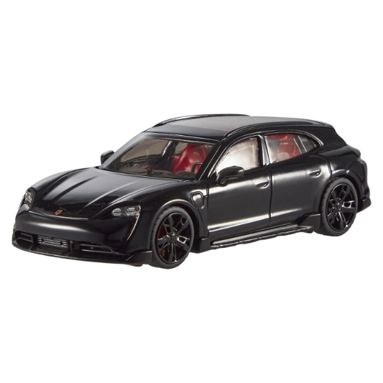 Imagine Hot Wheels Premium Real Riders mașinuță metalică Porsche Taycan Turbo S Cross Turismo scară 1:43