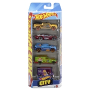 Imagine Set 5 mașini Hot Wheels City