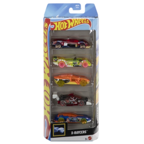 Imagine SET 5 MASINI HOT WHEELS X-RAYCERS
